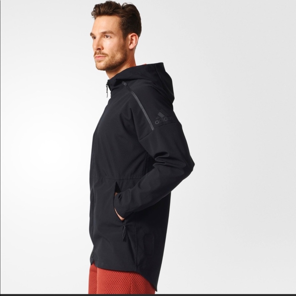 Adidas Men’s Performance Zip-Up Jacket Hoodie
